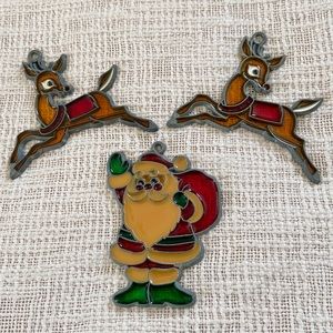 Holiday Christmas vintage sun catchers